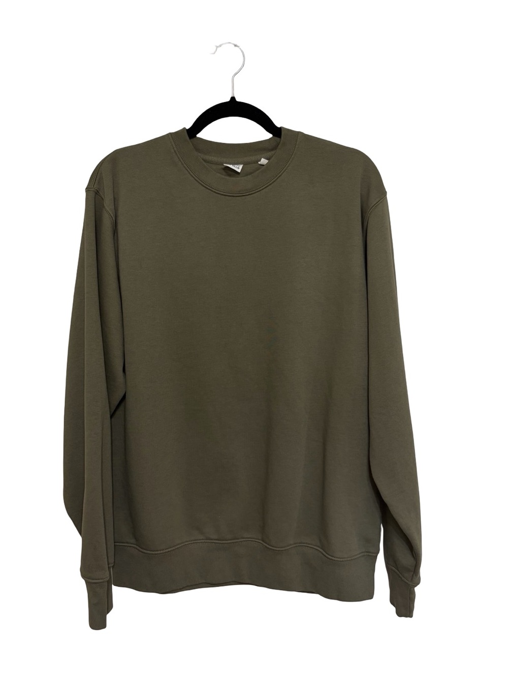 Stanley/Stella Organic Cotton Unisex Crewneck in Olive Green - Size M
